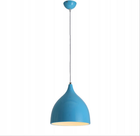 Moderne hanglamp kroonluchter E27 voet voor woonkamer slaapkamer eetkamer kantoor bar café blauw