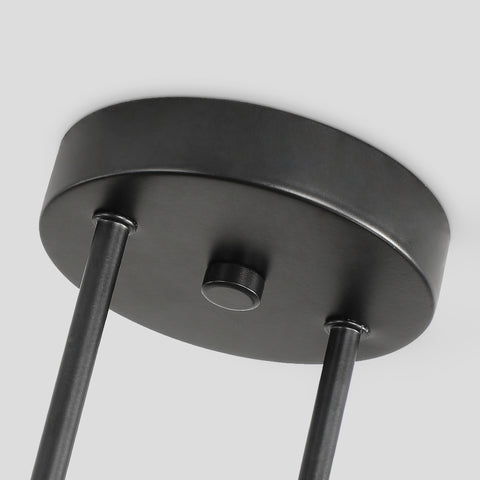 Moderne Sputnik-kroonluchter, industriële hanglamp met 4 lampen, E27 semi-inbouw plafondlamp voor eetkamer, woonkamer, keuken, kantoor, café, restaurant (lamp niet inbegrepen)