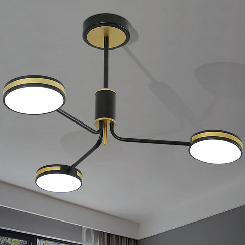 Kroonluchterlamp Plafondlamp Scandinavisch Modern Creatief Restaurant 3 Hoofden voor Slaapkamer, Woonkamer, Restaurant, Bar
