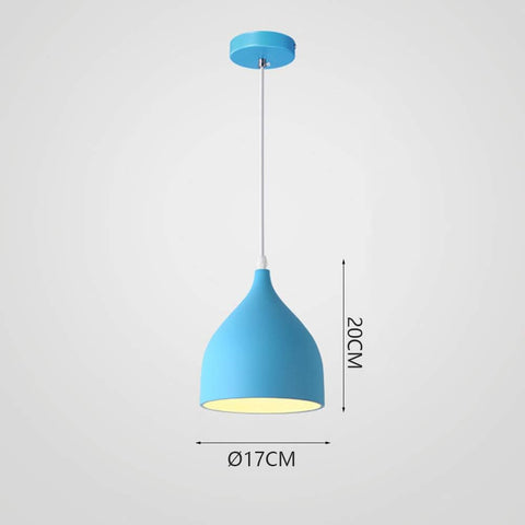 Moderne hanglamp kroonluchter E27 voet voor woonkamer slaapkamer eetkamer kantoor bar café blauw