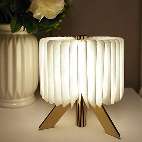 Boek Led-lamp Opvouwbaar Magnetisch Mini Led-papierlamp USB Oplaadbaar 2 kleurmodi 1700mAh Kindernachtlampje voor kinderen, vriendin, cadeau, ouders, woondecoratie