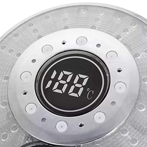 LED-douchekop, LED-douchekop 3 kleuren Temperatuurregeling Handdouche met digitaal temperatuurdisplay Waterbesparende douche 3 modi