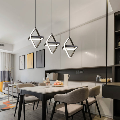 Moderne LED eenpersoonsbed hanglamp 32W dimbaar voor slaapkamer en woonkamer