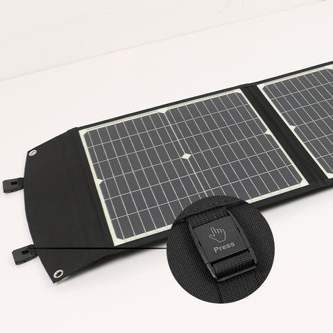 20V 75W Opvouwbaar Snel Opladen Draagbare Zonnepaneel Solar Batterij Oplader Power Bank Voor Telefoon RV Outdoor Horloges DC + USB