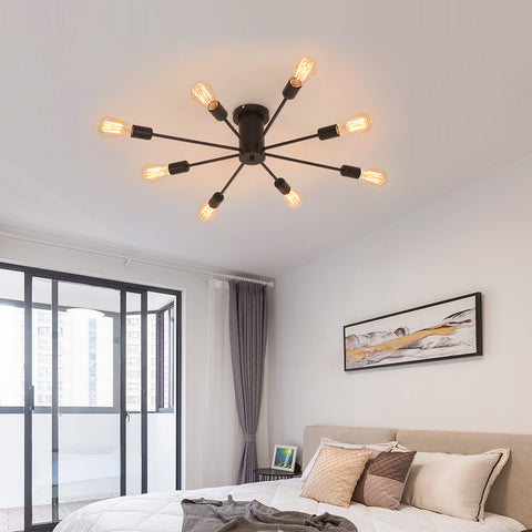 Plafonnier LED, Lustre Industriel E27