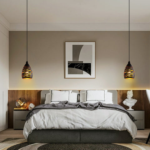 Moderne LED-hanglamp, industriële hol gesneden kroonluchter, plafondlamp metalen kooi hanger zwarte lampenkap E27 lamp voor woonkamer keuken hal restaurant loft café bar