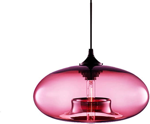 Plafond Vintage Industriële Kroonluchter E27 Kroonluchters Lichtlamp Kleurrijke Plafondverlichting (Roze) Zonder Lampen