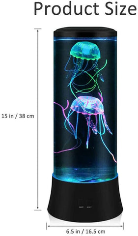 Nieuwigheid Jellyfish LED-lavalamp - 7 kleuren - Aquariumstijl sfeerlamp