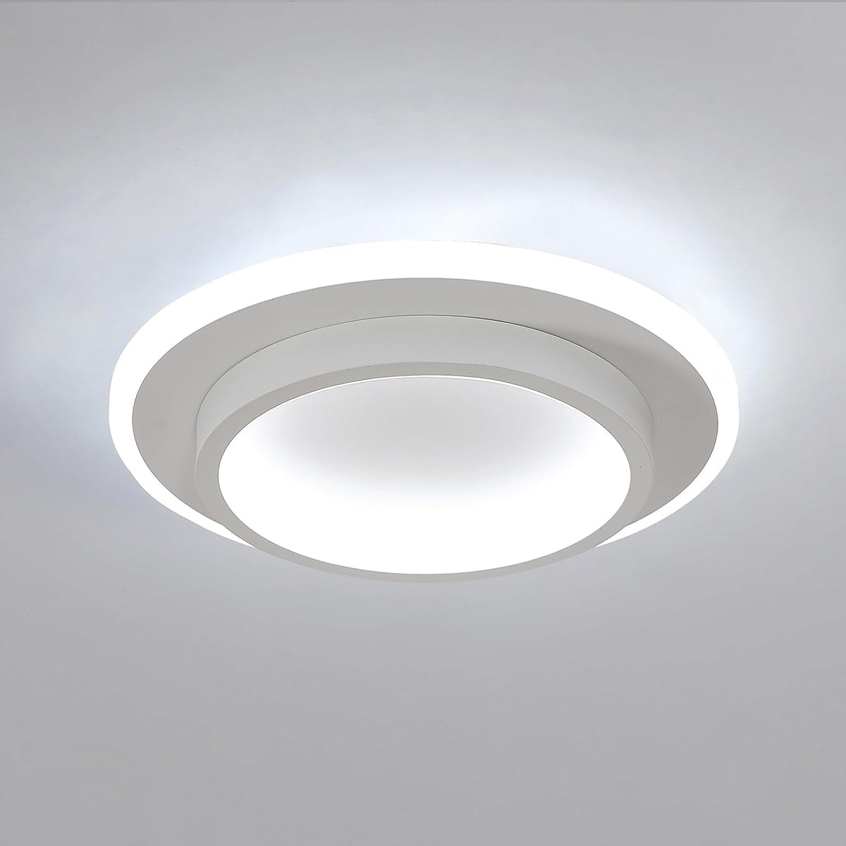 LED-plafondlamp 21W modern design ronde plafondlamp koel wit 6000K voor woonkamer slaapkamer eetkamer kantoor wit