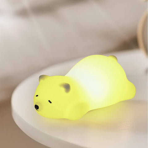 Babynachtlampje Kindernachtlampje, Kindernachtlampje USB oplaadbaar babynachtlampje, Baby LED-nachtlampje Draagbaar siliconen meisje Jongen bedlampje Babymeisje cadeau