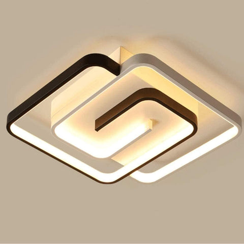 Dimbare led-plafondlamp met afstandsbediening Moderne dimbare plafondlamp 3000K-6000K voor woonkamer slaapkamer eetkamer kantoor 42W vierkant