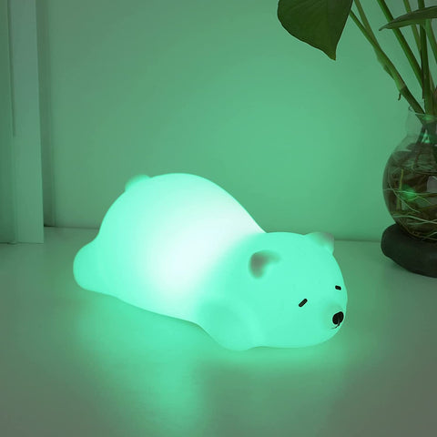 Babynachtlampje Kindernachtlampje, Kindernachtlampje USB oplaadbaar babynachtlampje, Baby LED-nachtlampje Draagbaar siliconen meisje Jongen bedlampje Babymeisje cadeau