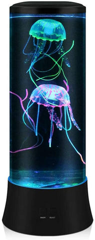 Nieuwigheid Jellyfish LED-lavalamp - 7 kleuren - Aquariumstijl sfeerlamp