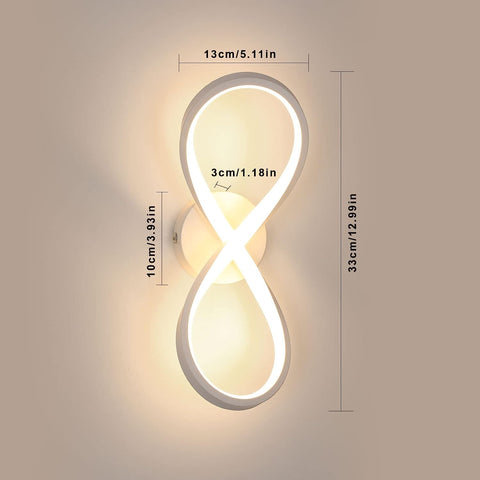 Modern design LED-plafondlamp Warm Wit 3000K Plafondlamp voor Woonkamer Slaapkamer Eetkamer Kantoor Wit