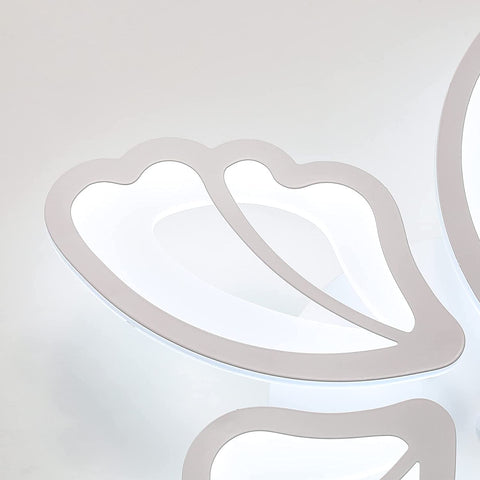 LED-plafondlampen, 36W moderne plafondlamp, 3500LM 6000K koel wit licht voor woonkamer, slaapkamer en gang (5 acryl plafondlampen)