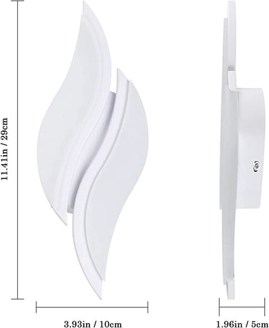 LED-wandlamp voor binnen, moderne wandlamp 20W 2300LM, acrylverlichting wandlamp voor woonkamer slaapkamer trap 6500K koel wit licht witte kleur