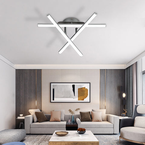 LED-plafondlamp, 18W minimalistische LED-plafondlamp, koel wit licht, 6500K, geïntegreerde LED's, plafondlamp voor slaapkamer, woonkamer, eetkamer, IP20
