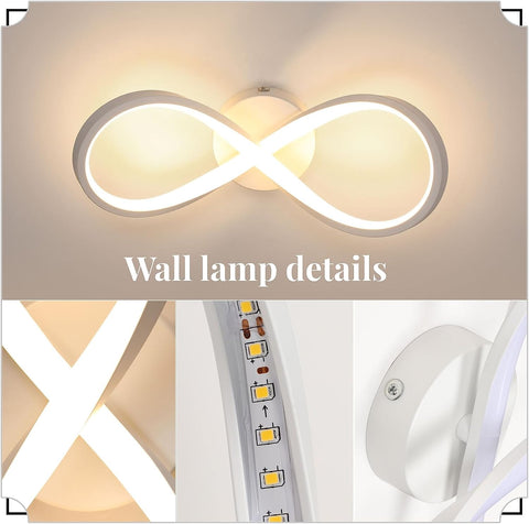 Modern design LED-plafondlamp Warm Wit 3000K Plafondlamp voor Woonkamer Slaapkamer Eetkamer Kantoor Wit