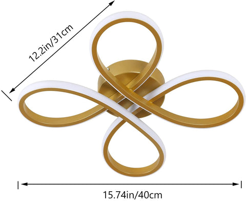 Tableau des dimensions des plafonniers