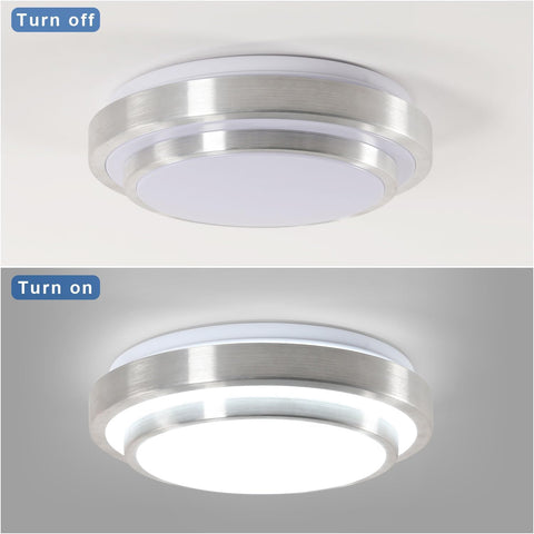 Moderne LED-plafondlamp koel wit 6000K ronde plafondlamp 28W voor woonkamer slaapkamer eetkamer kantoor