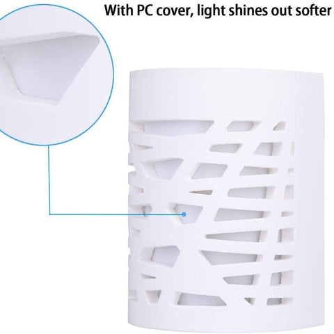 4W LED-wandlamp wit licht modern binnen schans gips wandlamp voor badkamer woonkamer slaapkamer trap gang warm wit licht 3000K