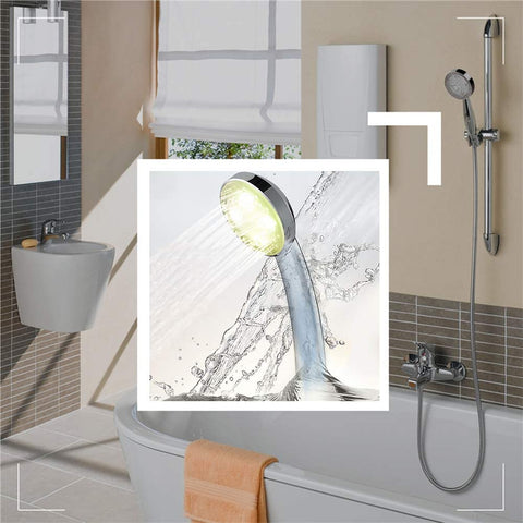 Led-douchekop, universele badkamerdouchekop, 7 kleuren automatische temperatuurregeling, hogedruk waterbesparende douchekop, voor thuis, hotel, badkamer