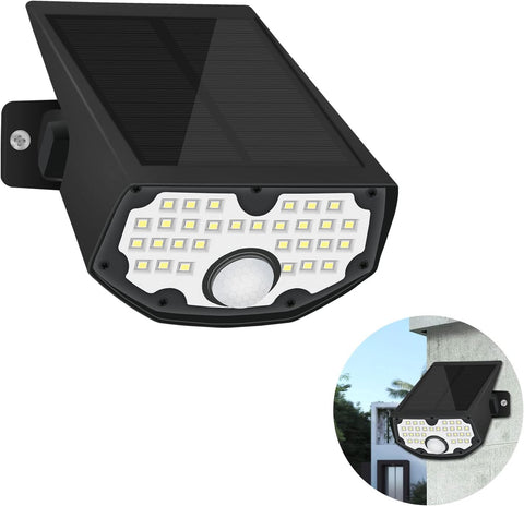 Solar Light Outdoor Bewegingssensor LED Wandlamp 6000K Voor Binnentuin Gang Terras Sluiten Muur Pathway Patio Villa