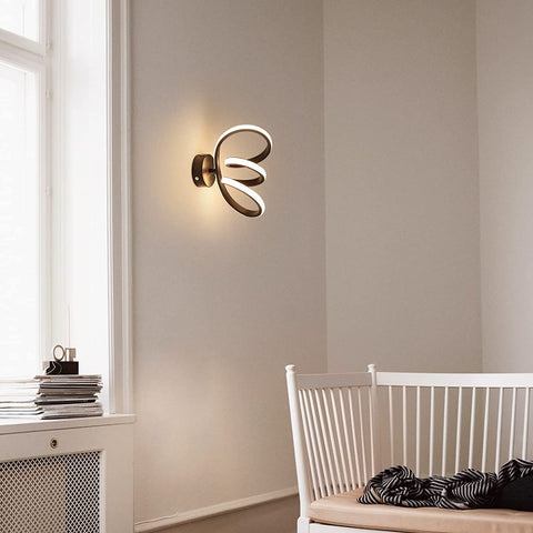 Moderne LED-plafondlamp LED-wandlamp voor binnen 24W Gangplafondlamp voor slaapkamer, eetkamer, keuken, hal 3000K warm wit licht, diameter 28CM