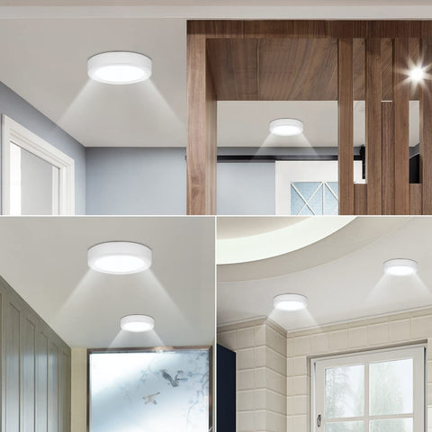 2 stuks LED-plafondlamp, 12W 6000K koel wit, moderne plafondlamp ronde plafondlamp, platte led-plafondlamp voor slaapkamer, woonkamer, eetkamer