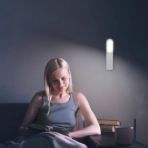 LED-bureaulamp, dimbare bedlamp, 10 helderheidsniveaus, flexibele oogbescherming met aanraakbediening, bureaulamp met USB-poort, magnetische designwandlamp