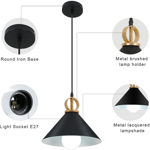 Industriële kroonluchter, retro zwarte metalen hanglamp E27 industriële hanglamp, eenvoudige moderne LED-kroonluchter hanglamp creatieve antieke lichtarmatuur voor keuken woonkamer slaapkamer