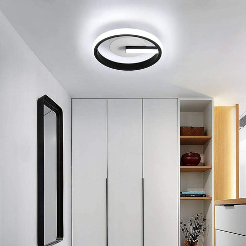 LED-plafondlamp, moderne plafondlamp 13W, Ø20CM acryl LED-plafondlamp voor keuken, slaapkamer, hal, koel wit 6500K