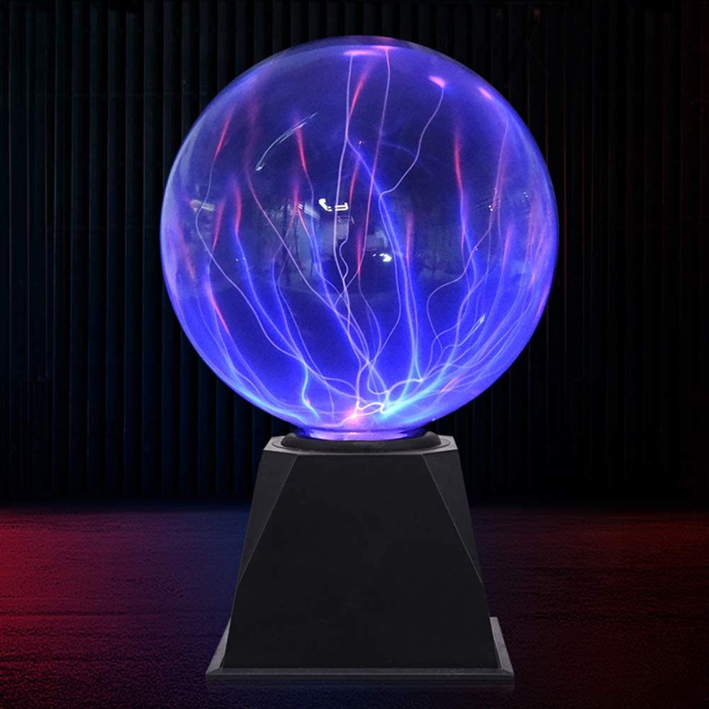 Lumière Boule Plasma, Lampe Plasma magique sensible au toucher et voix