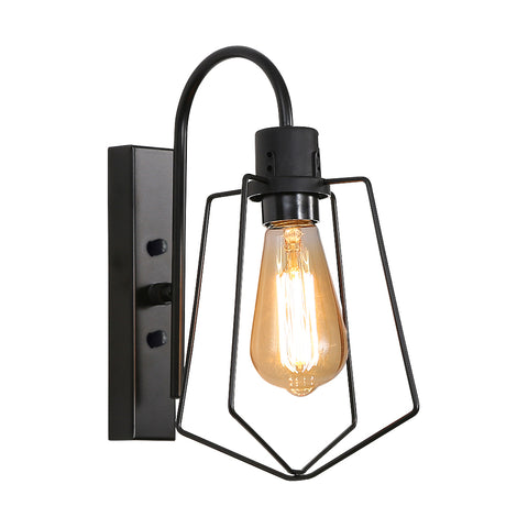 Vintage wandlamp voor binnen, E27 industriële wandlamp ganglicht voor bar, geschikt voor slaapkamers, restaurants, cafés, gangen