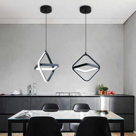 Moderne LED eenpersoonsbed hanglamp 32W dimbaar voor slaapkamer en woonkamer