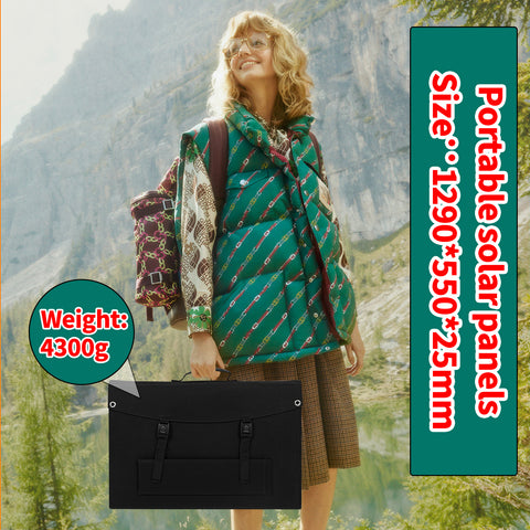 120W draagbare opvouwbare zonnepanelen voor kamperen, wandelen, tas, oplader