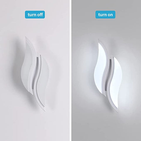 LED-wandlamp voor binnen, moderne wandlamp 20W 2300LM, acrylverlichting wandlamp voor woonkamer slaapkamer trap 6500K koel wit licht witte kleur