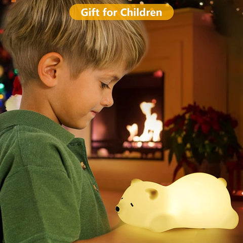 Babynachtlampje Kindernachtlampje, Kindernachtlampje USB oplaadbaar babynachtlampje, Baby LED-nachtlampje Draagbaar siliconen meisje Jongen bedlampje Babymeisje cadeau