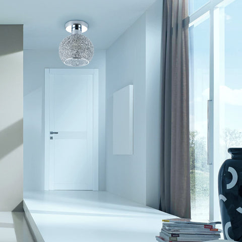 Aluminium plafondlamp Mini plafondlamp voor garderobe, hal en woonkamer