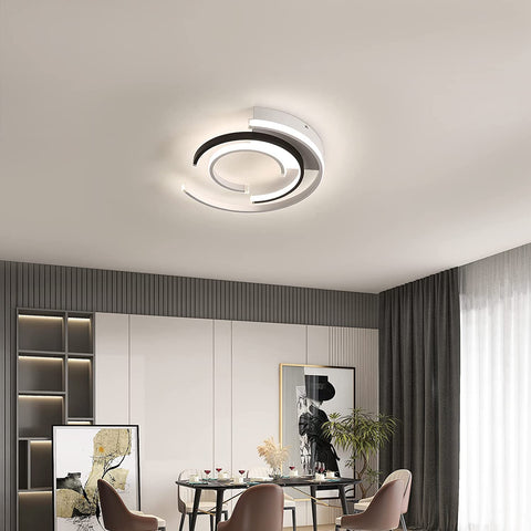 Dimbare LED-plafondlamp met afstandsbediening 36W Moderne LED-plafondlamp 41cm Slaapkamer Plafondverlichting voor thuiskantoor Slaapkamer Woonkamer Keuken Balkon Hal, 3000-6000K