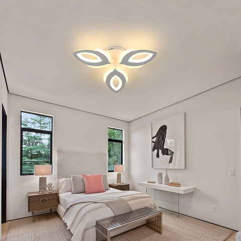 LED-plafondlamp, 45W 3600LM plafondlamp, moderne LED-plafondlamp 3 lampen voor woonkamer, slaapkamer, restaurant, kinderkamer, hal