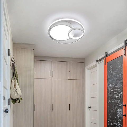 LED-plafondlamp, 50W 5600lm plafondlamp, moderne LED-plafondlamp voor slaapkamer woonkamer hal kantoor badkamer keuken licht koel wit 6000K