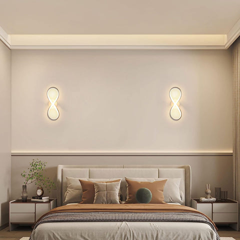 Modern design LED-plafondlamp Warm Wit 3000K Plafondlamp voor Woonkamer Slaapkamer Eetkamer Kantoor Wit