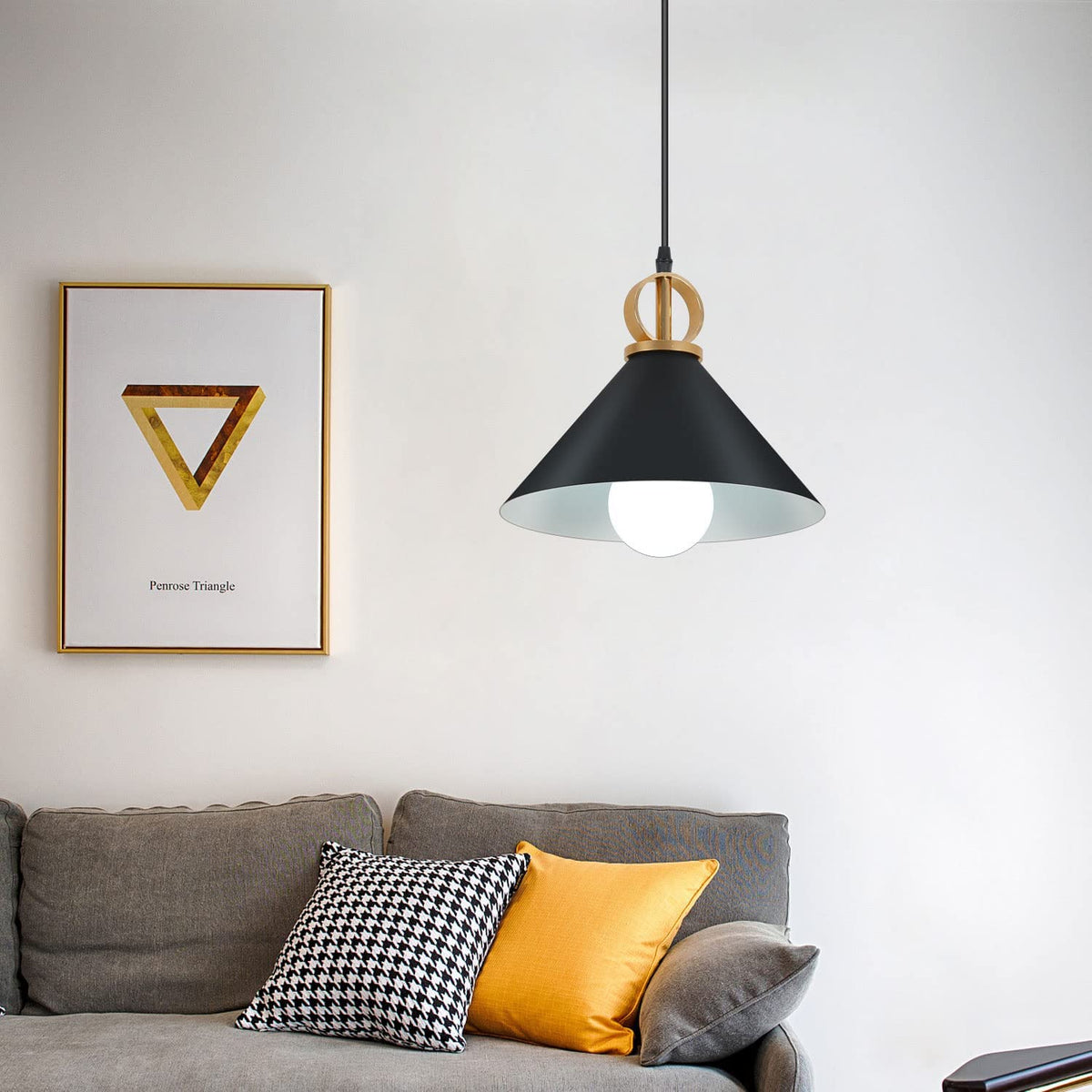 Industriële kroonluchter, retro zwarte metalen hanglamp E27 industriële hanglamp, eenvoudige moderne LED-kroonluchter hanglamp creatieve antieke lichtarmatuur voor keuken woonkamer slaapkamer