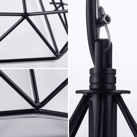Industriële hanglamp, vintage industriële diamantvormige kroonluchter, metalen plafondlamp voor restaurantwoonkamer, zwart