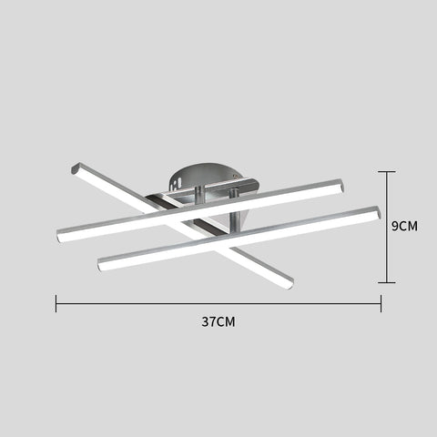 LED-plafondlamp, 18W minimalistische LED-plafondlamp, koel wit licht, 6500K, geïntegreerde LED's, plafondlamp voor slaapkamer, woonkamer, eetkamer, IP20