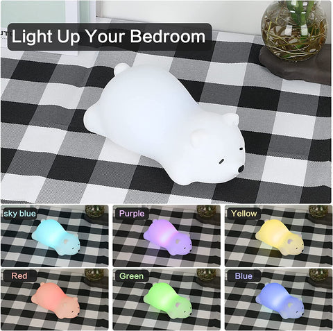 Babynachtlampje Kindernachtlampje, Kindernachtlampje USB oplaadbaar babynachtlampje, Baby LED-nachtlampje Draagbaar siliconen meisje Jongen bedlampje Babymeisje cadeau