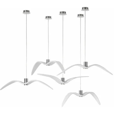 Kroonluchter, Hanglamp 3000K warm licht zeemeeuwontwerp moderne eenvoudige decoratieve kroonluchter Type B Diameter 32 cm
