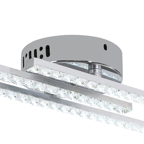 Moderne led-plafondlamp, inbouw led-plafondlamp met 3 lampen, moderne plafondlamp voor slaapkamer, woonkamer, eetkamer, keuken