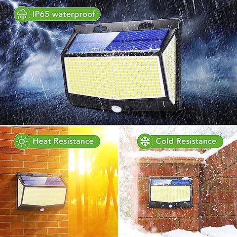 2 stuks zonne-wandlamp buiten bewegingssensor LED-wandlamp voor binnenplaats tuin gang terras dichte muur pad patio villa